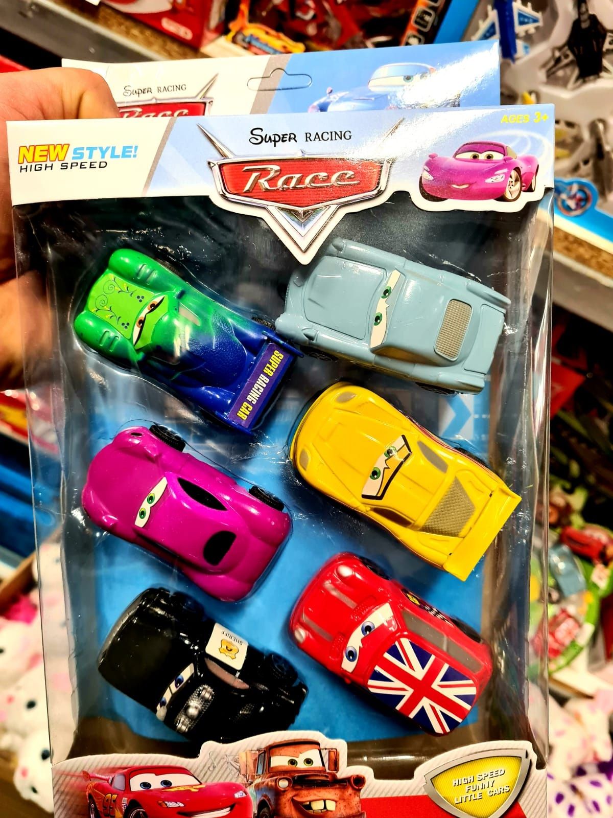 Nowy zestaw autek samochodziki Cars Auta 6 szt - zabawki