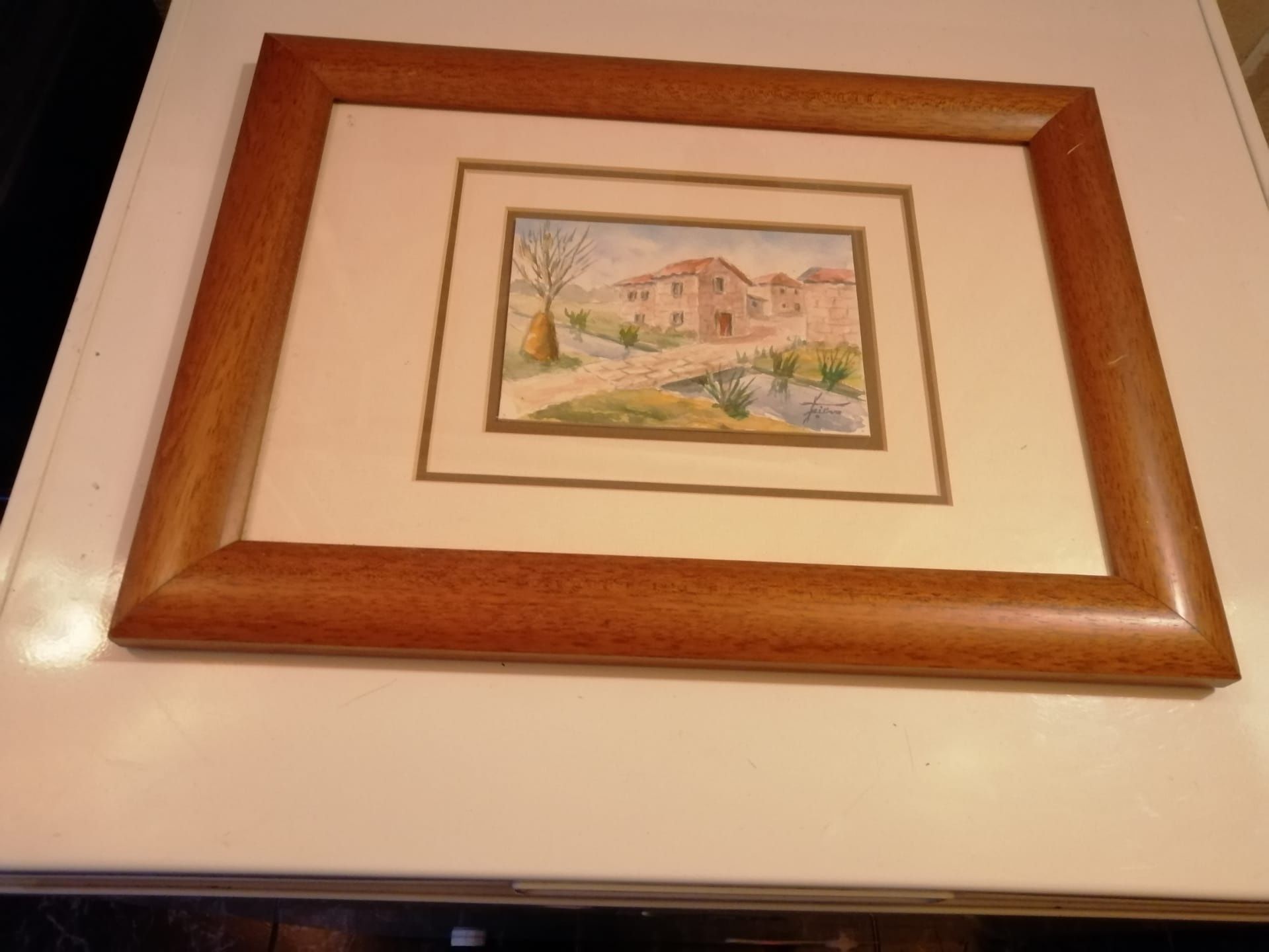 Quadro pintado a mão