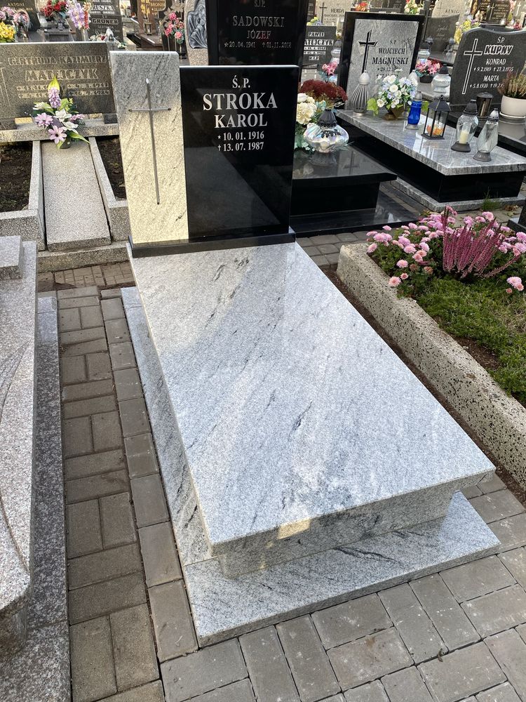 Nagrobek granitowy, pomnik, grób, używane, nowe