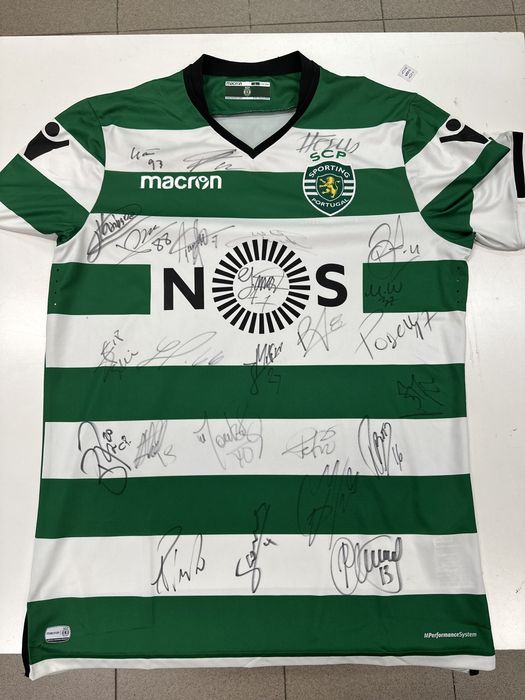Camisola do Sporting 2017/2018 autografada
