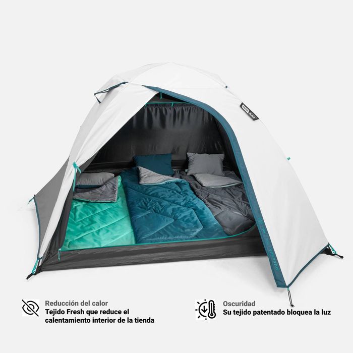 Tenda de campismo - MH100 - 3 pessoas - Fresh & Black