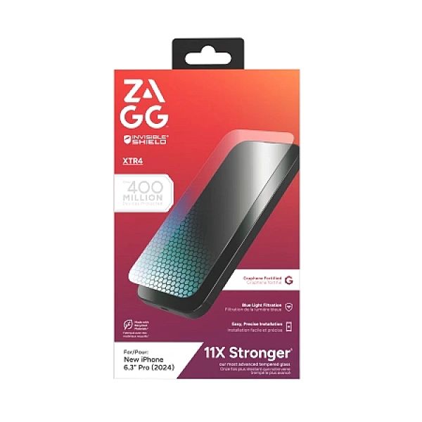 Szkło ochronne ZAGG InvisibleShield Glass XTR4 z grafenem i filtrem św