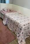 Cama solteiro dupla com 2 colchões e 2 extratos