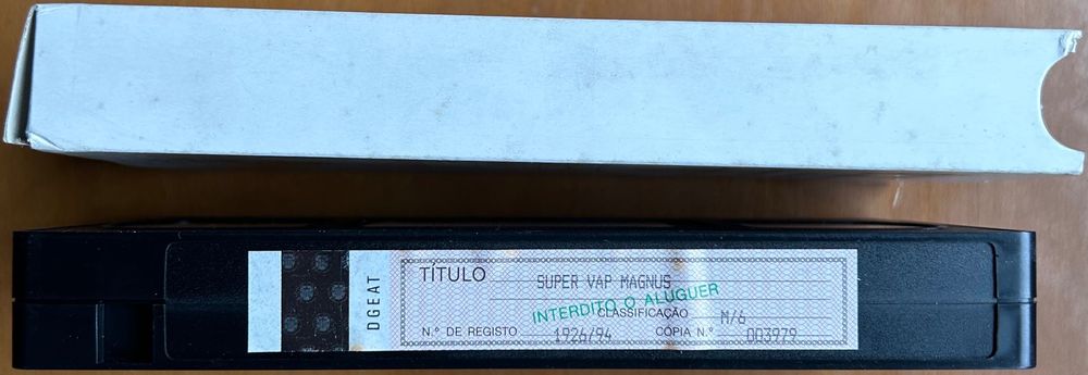 VHS Super-Vap Magnus Bem-vinda ao mundo da limpeza e passagem a ferro
