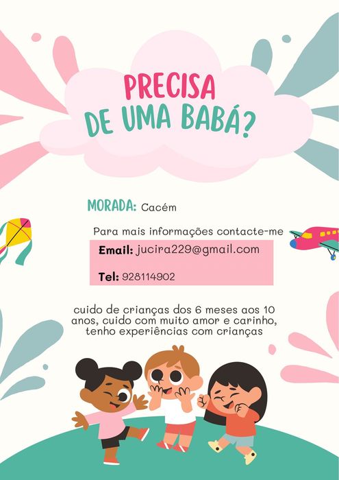 Babysitter para crianças de todas as idades
