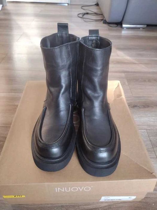 Botki skórzane Inuovo