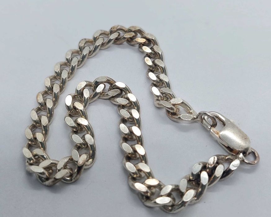 Bransoletka pancerka 925 25,86g / Nowy Lombard / Cz-wa
