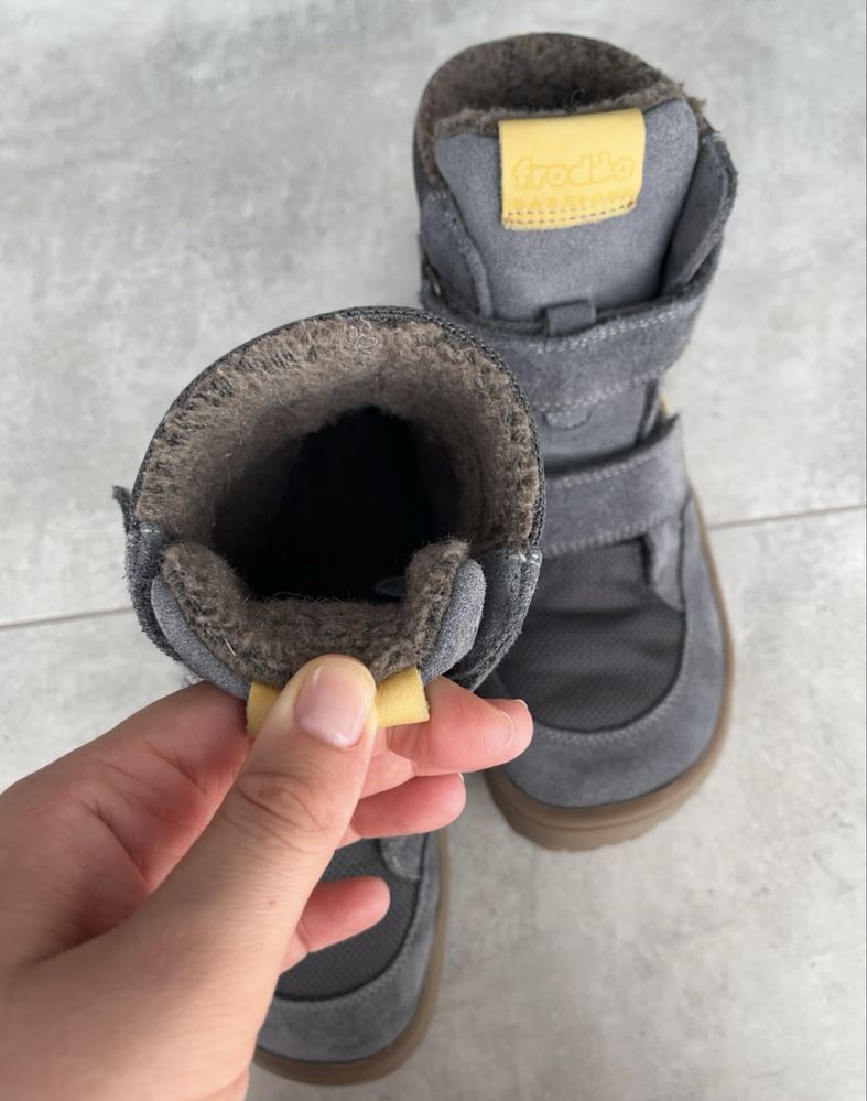 Buty zimowe Froddo barefoot ocieplane wełna merino dla chłopca r 32