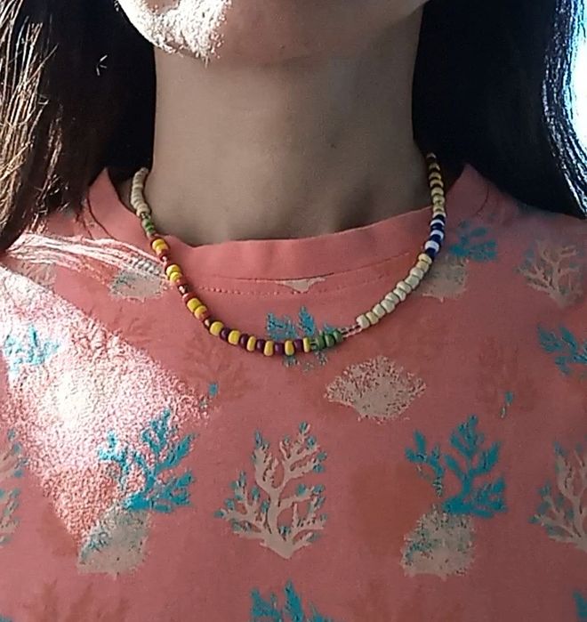 Намисто з бісеру" Сонячний настрій"