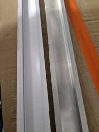 Profil led 2x 1m biały + surowe aluminium Topmet