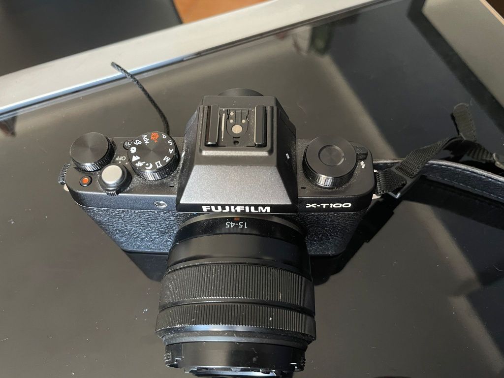 Fujifilm X T-100 + objetiva 18-45mmo