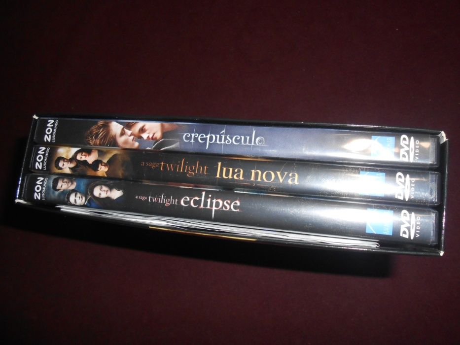 A saga Twilight-Box com Três filmes