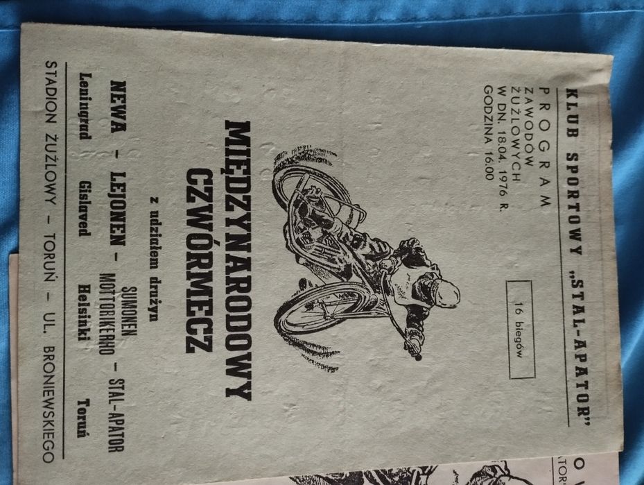 Programy żużlowe z 1976 r