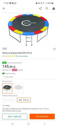 Osłona sprężyn do trampoliny 12ft