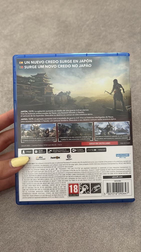 Jogo PS5 Assassins Creed Shadows