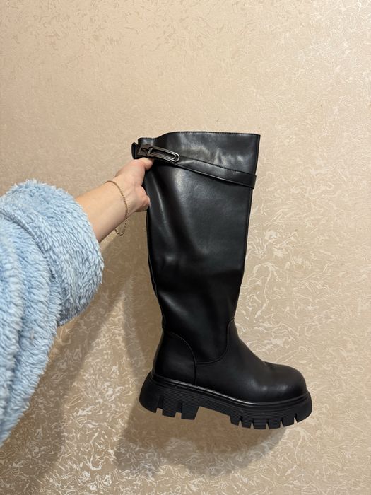 Зимові батфорди (сапоги) 38 розмір, натуральна шкіра, нові