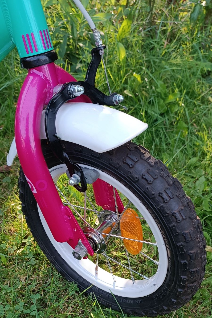 Rowerek Kross na alu ramie w zestawie kółka+kijek/12" Stan bdb!
