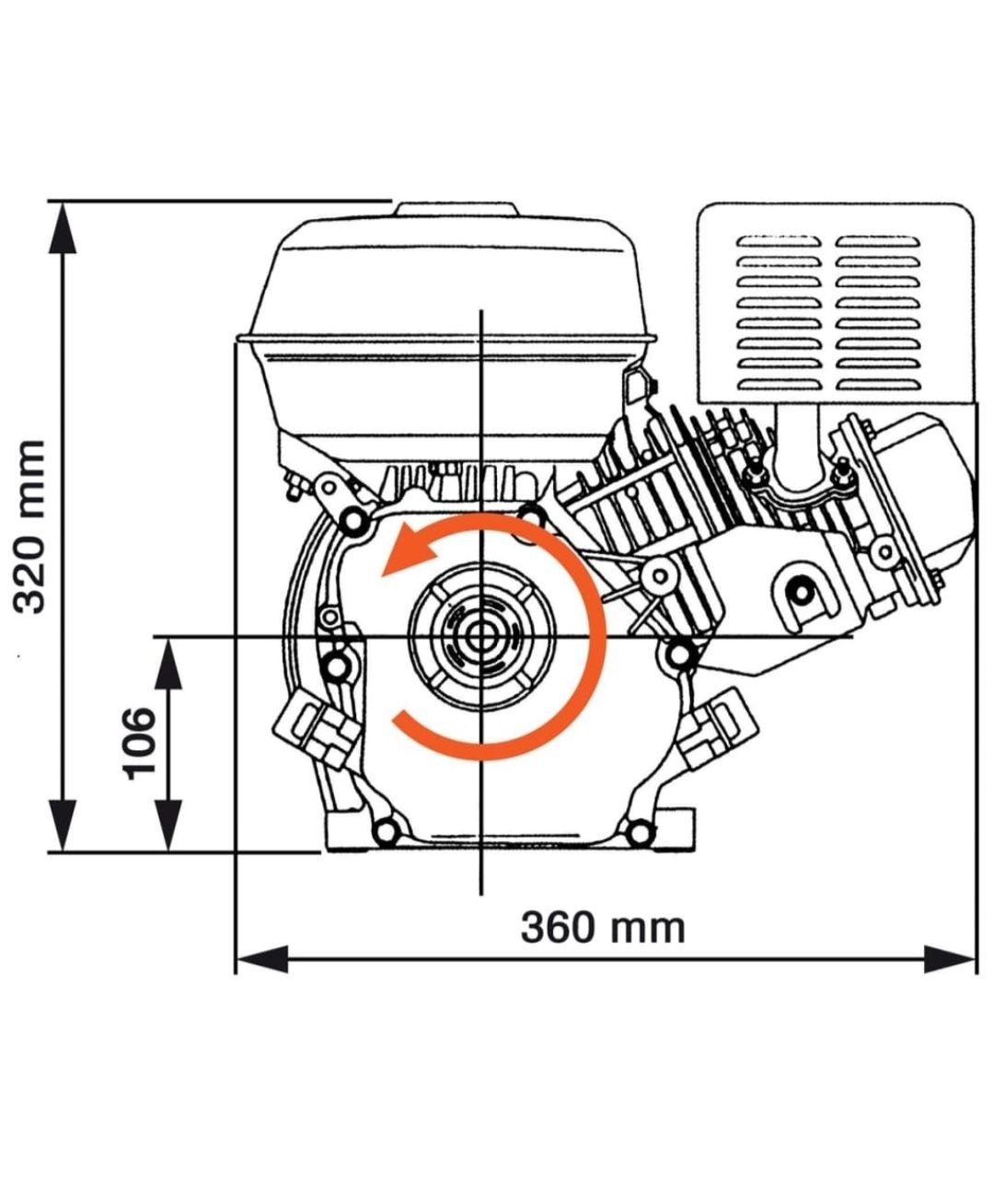 Motor a gasolina 6.5cv