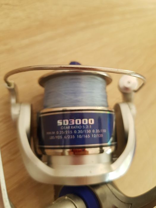 Kołowrotek z nawiniętą żyłką Miracle Fish 6 łożysk