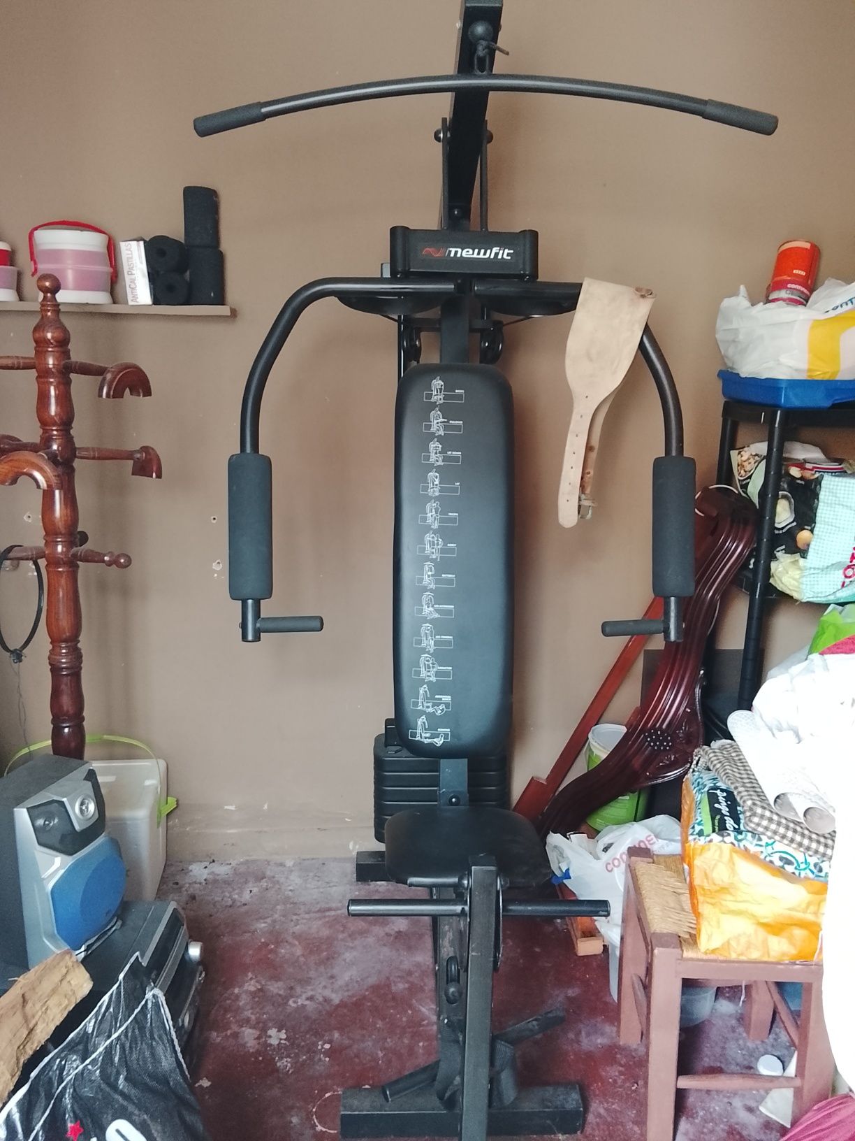 Máquina de ginásio multifunções até 60kg