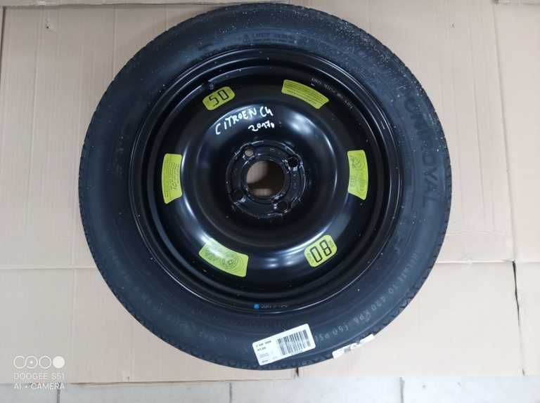 Koło dojazdowe Citroen C4 Grand Picasso NOWE 125/85/16 et10 4317r NR2