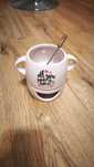mini zestaw do fondue porcelanowy