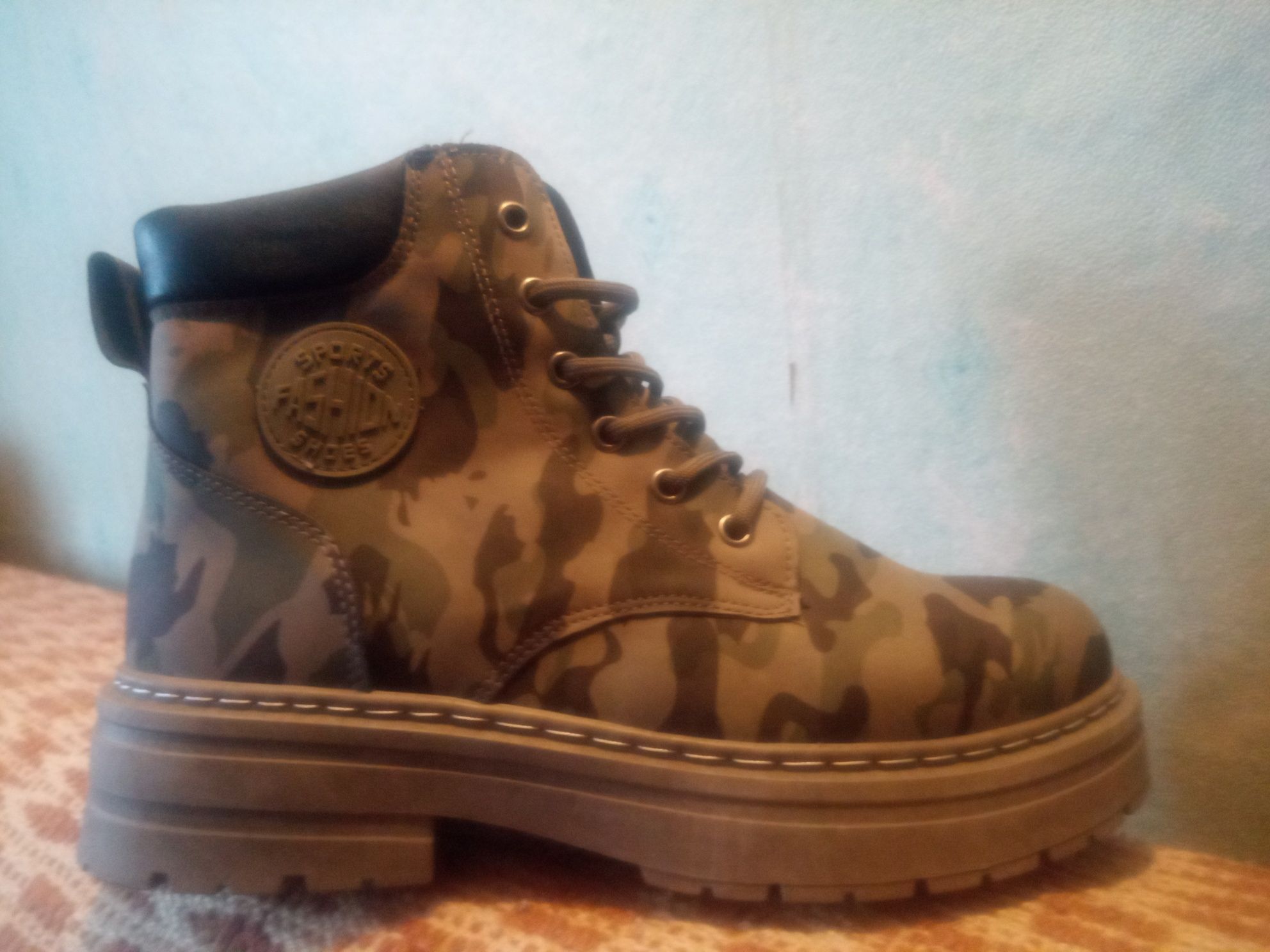 Buty Trapery śniegowce męskie Tommy Hilfiger moro