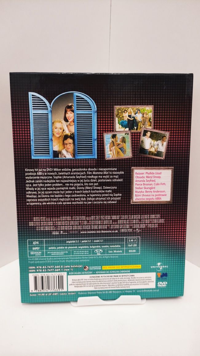 Mamma Mia DVD booklet