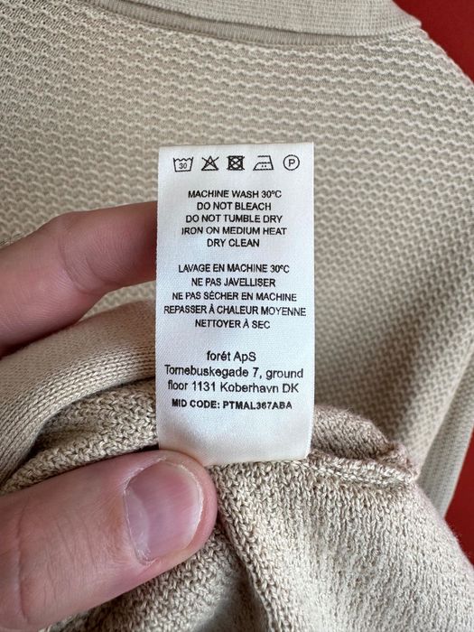 Foret оригінал чоловіча кофта реглан кардиган светр розмір M