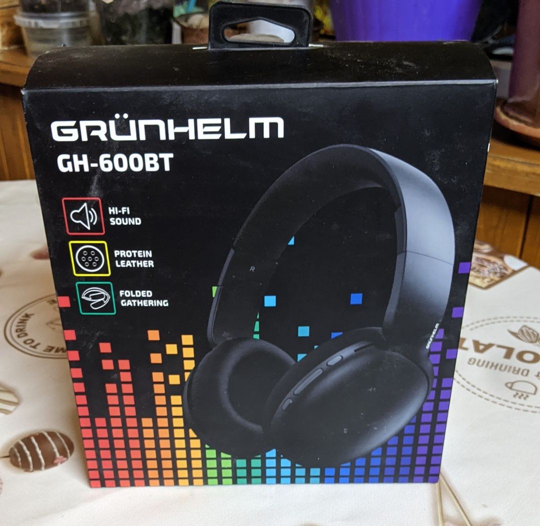 Навушники Grunhelm GH600BT Bluetooth Нові