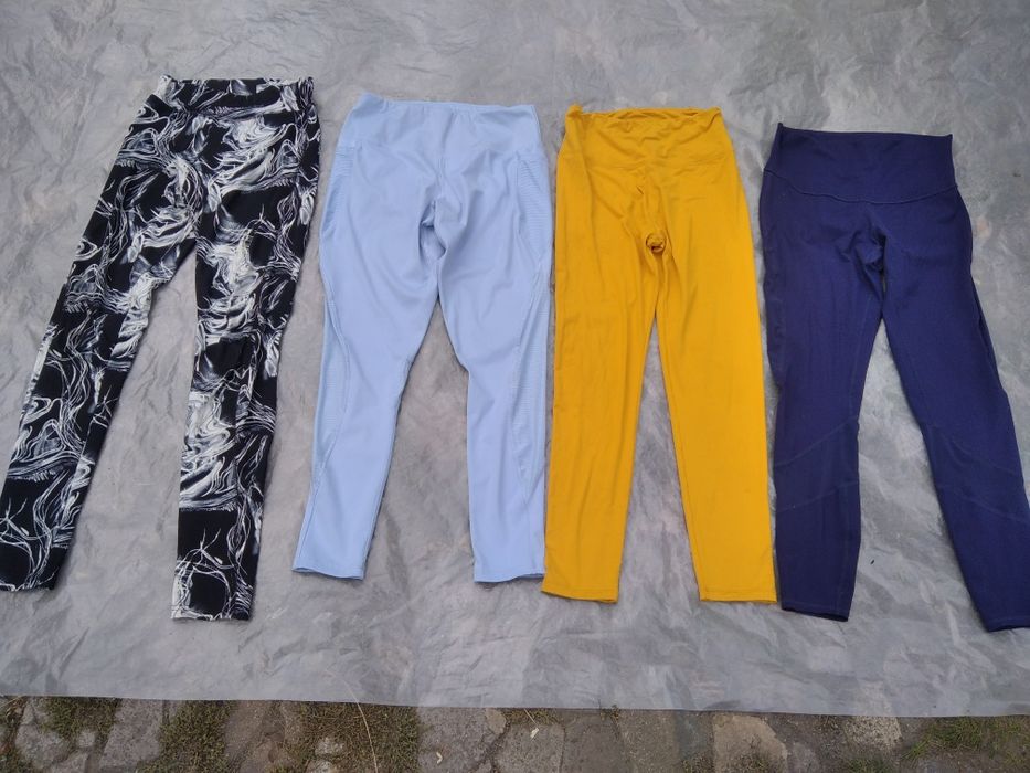 Спортивный фитнес костюм лосины топ лифчик топик