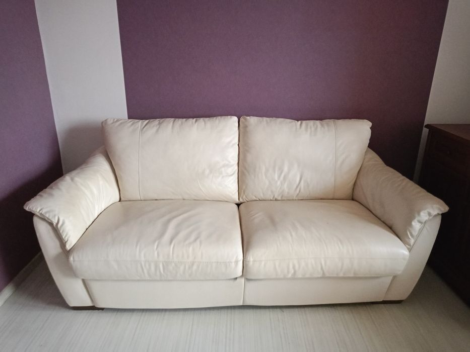 Sofa skórzana rozkładana - pilnie sprzedam