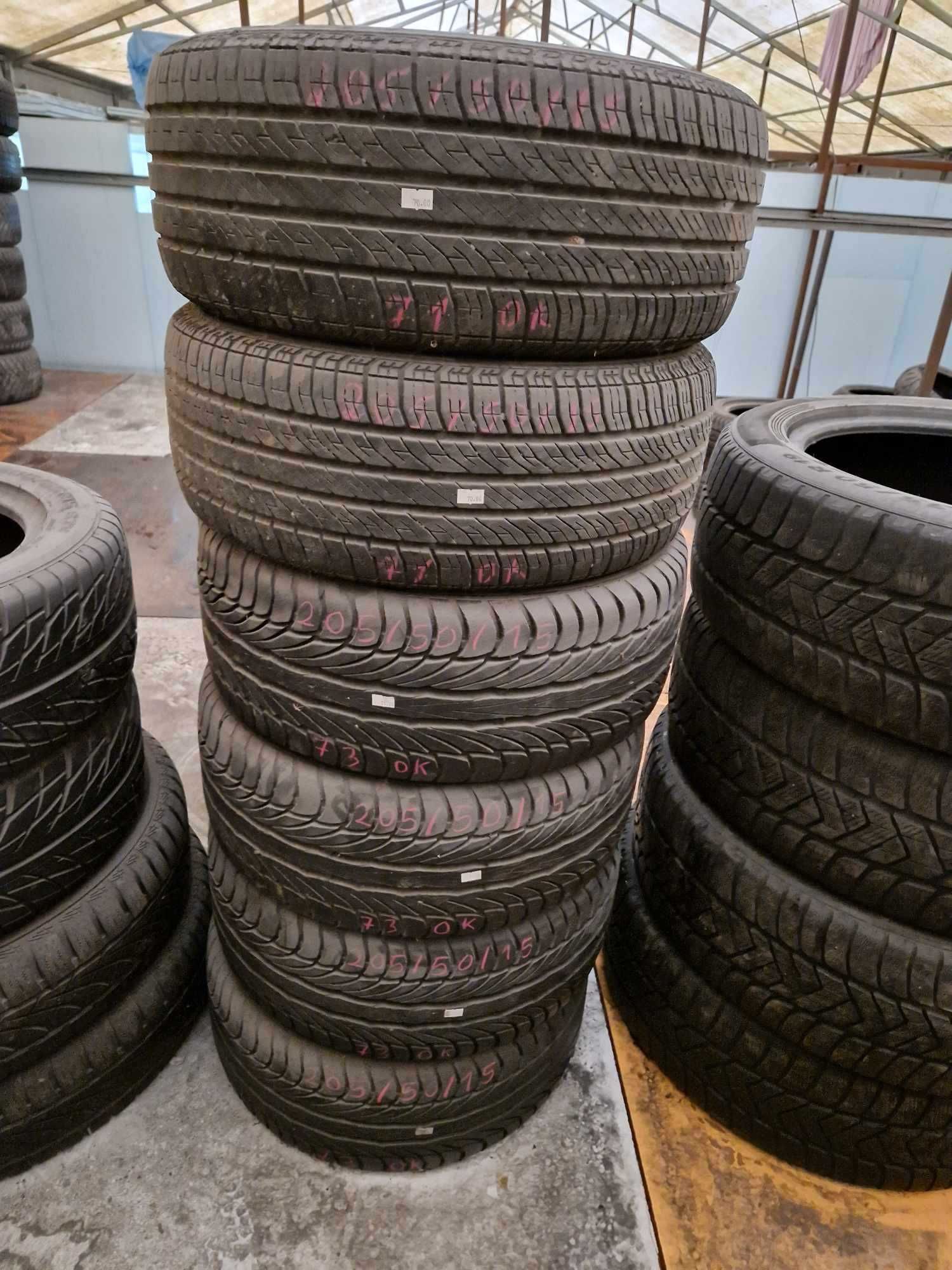 Opony letnie 205/50R15 5,5mm, Likwidacja magazynu