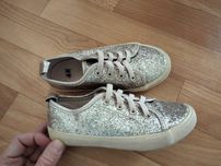 Блестящие кеды H&M р.27 НМ кроссовки на девочку