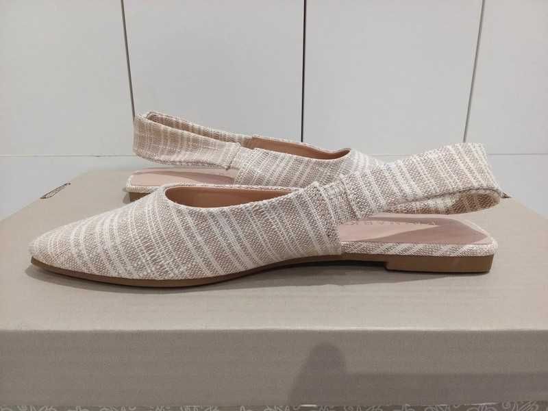 baleriny z odkrytą piętą marki Primark roz. 36 wkładka 22,5 cm