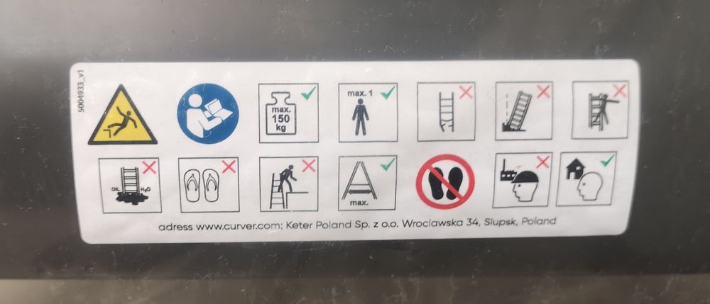 Drabinka 2 stopniowa Curver