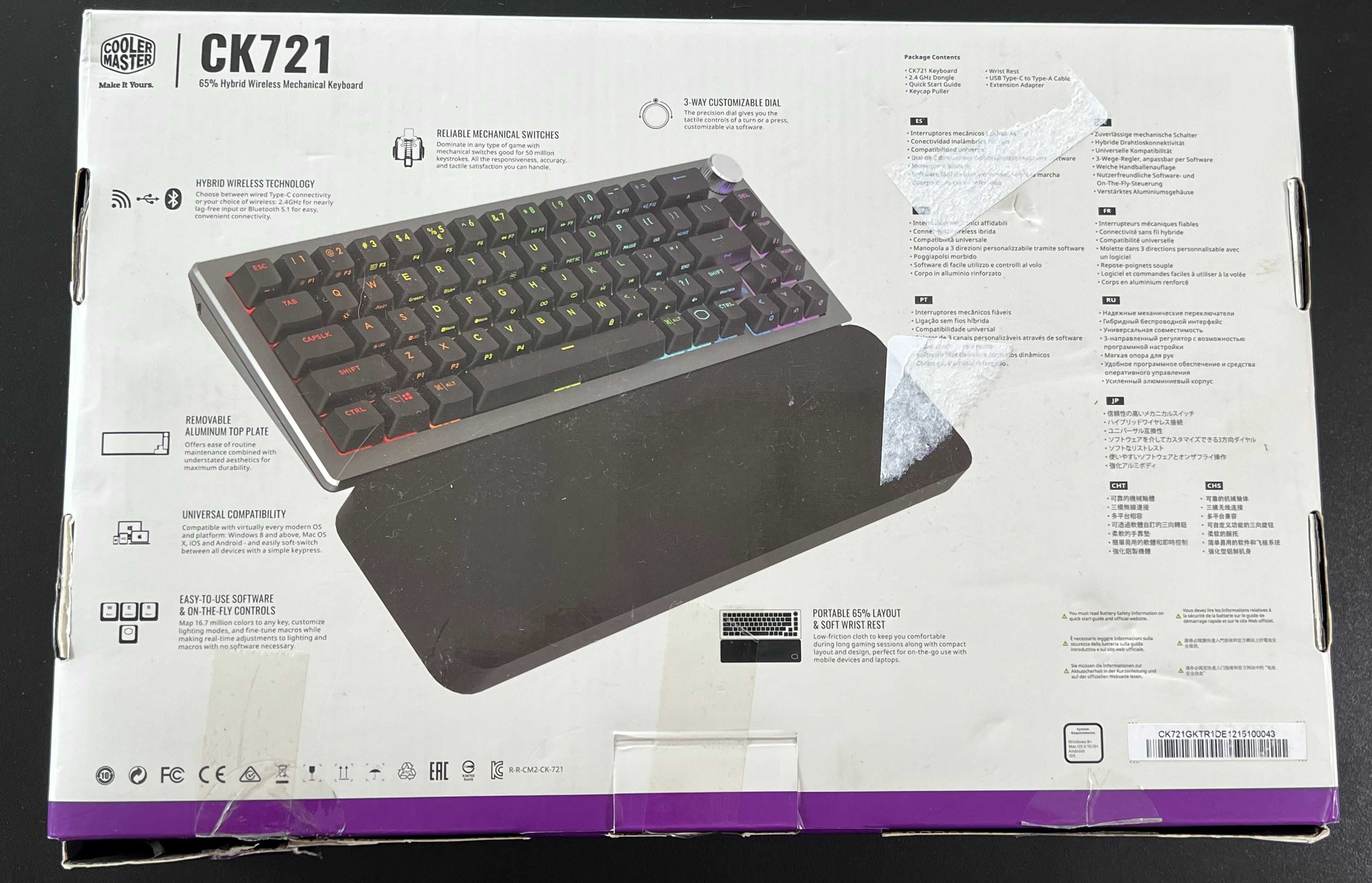 Klawiatura Cooler Master CK-721