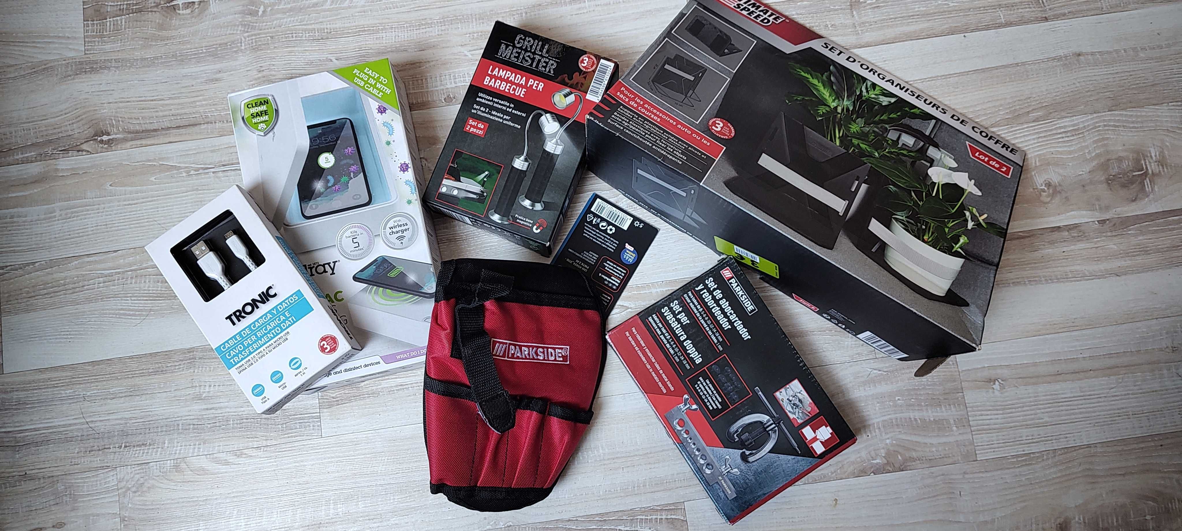 Zestaw narzędzi, elektroniki i inne Nowe Cena za całość
