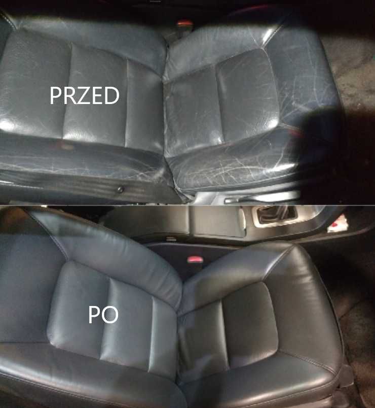 Renowacja czyszczenie tapicerki skóry skórzanej Bytom Strzelce Opolski