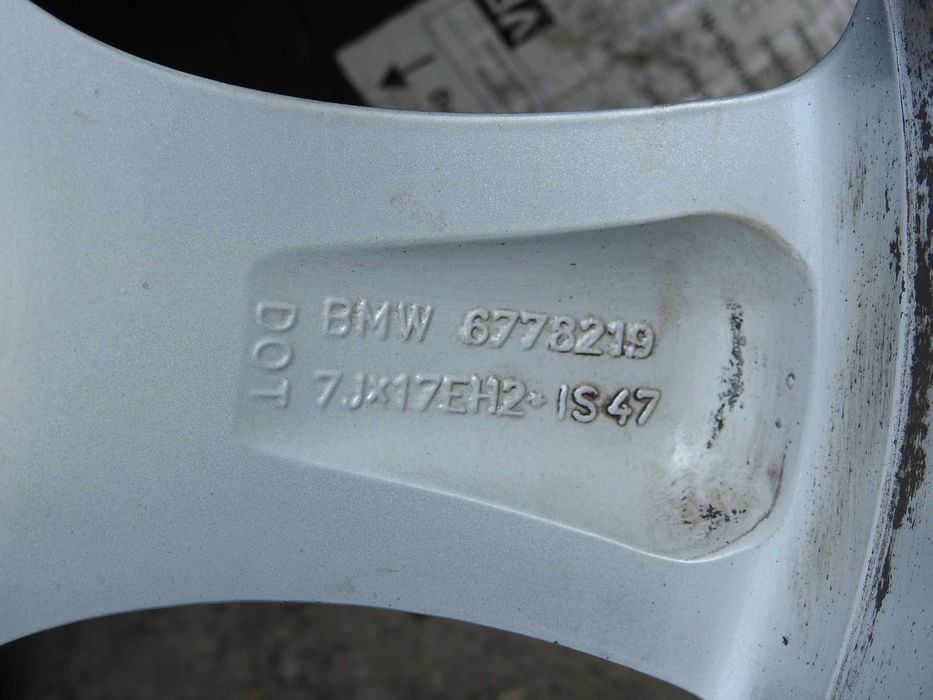 4xAlufelgi BMW Oryginał 17'' 5x120 ET 47 7J Super Stan