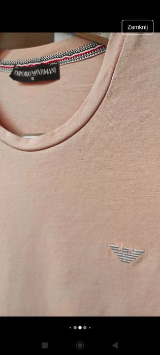 T-shirt koszulka bluzka z krótkim rękawem Emporio Armani rozmiar S