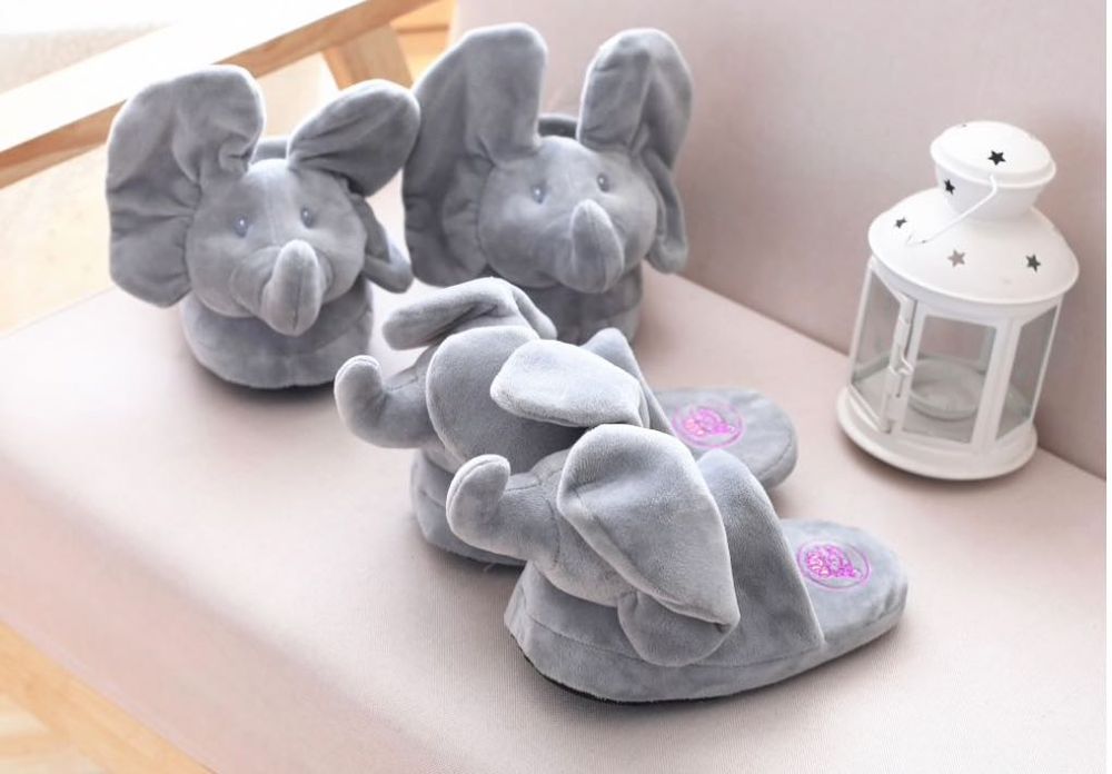 Kapcie Słonie ruszające uszami, roz. 34, NOWE, super cena!