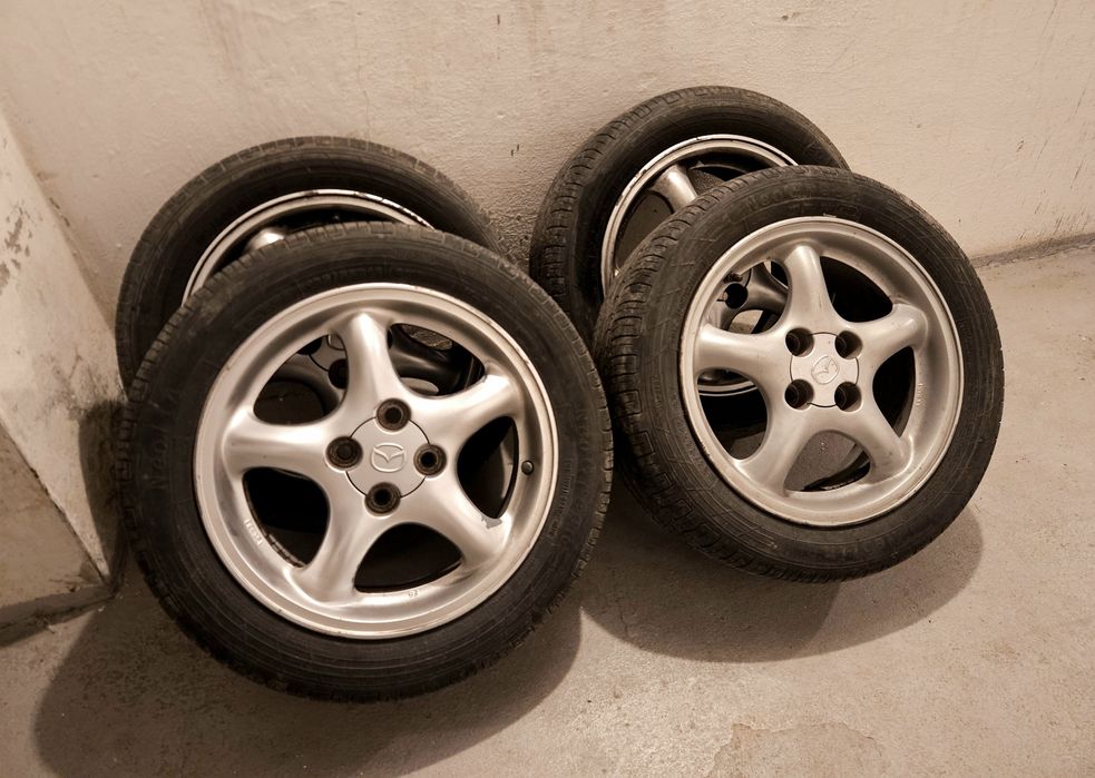 Koła Alufelgi Lato 4x100 - ET40 - Mazda -  Komplet