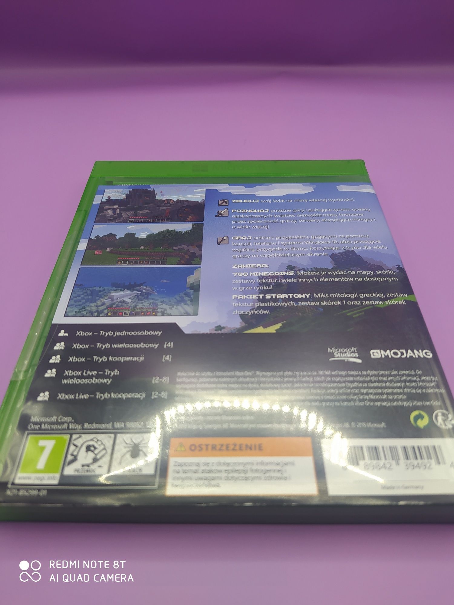 Minecraft Xbox one Series x