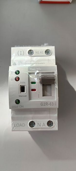 Перемикач два ввода, резерв, двухпозиційний АВР 63А, 100А