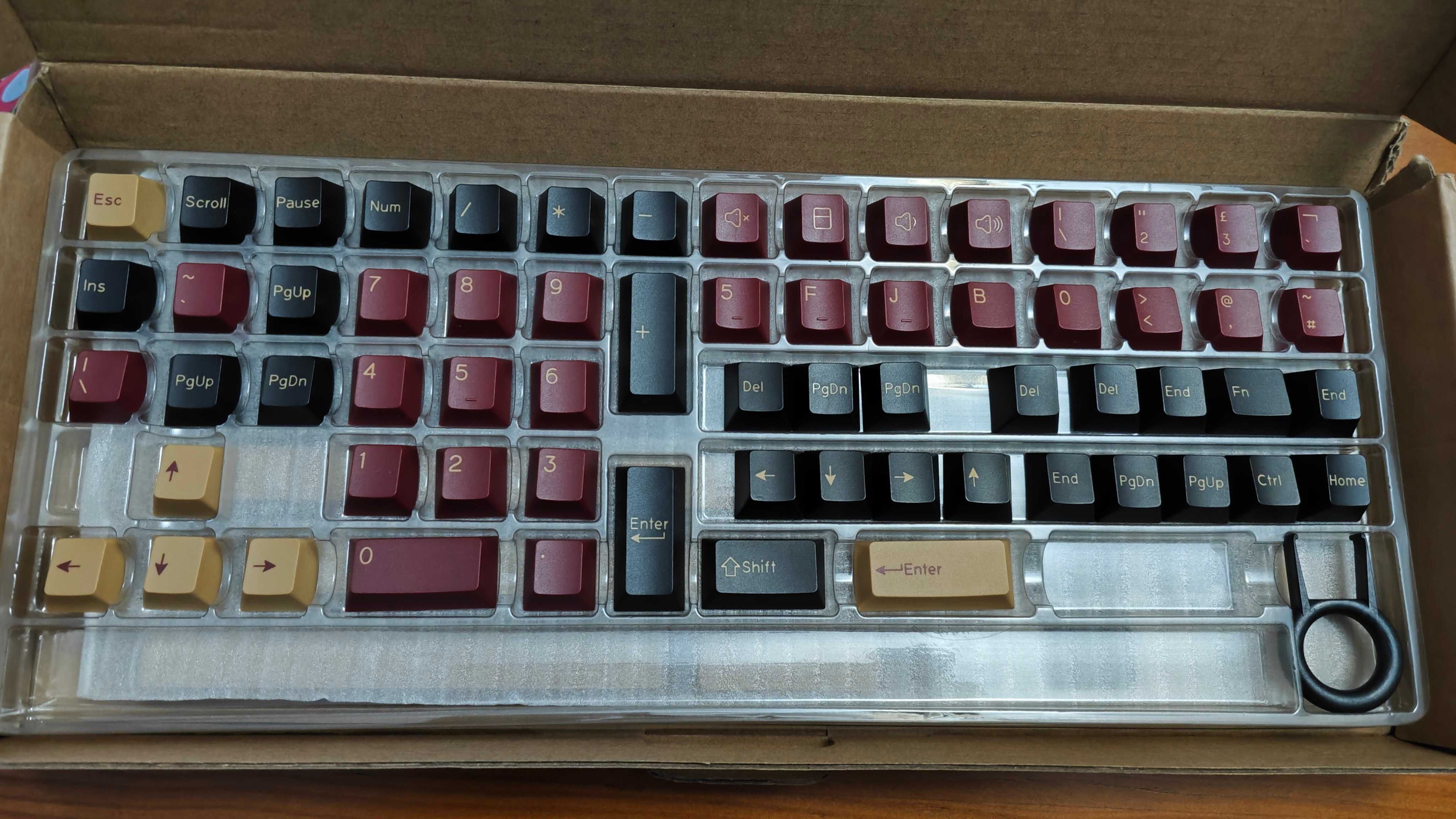 Teclas / Keycaps GMK Red Samurai (Vermelho, KBDiy)