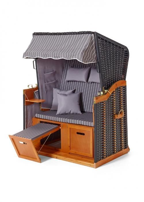 Kosz plazowy-Czarny! Kosz na ogród, na plażę, Leżak plażowy! Zach-pom