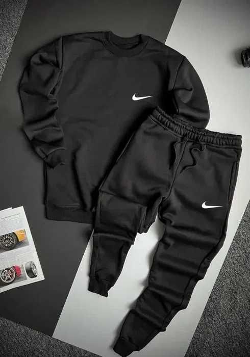 Спортивний костюм чоловічий зимовий Nike на флісі теплий Найк
