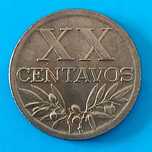 XX Centavos de 1945 Republica Portuguesa