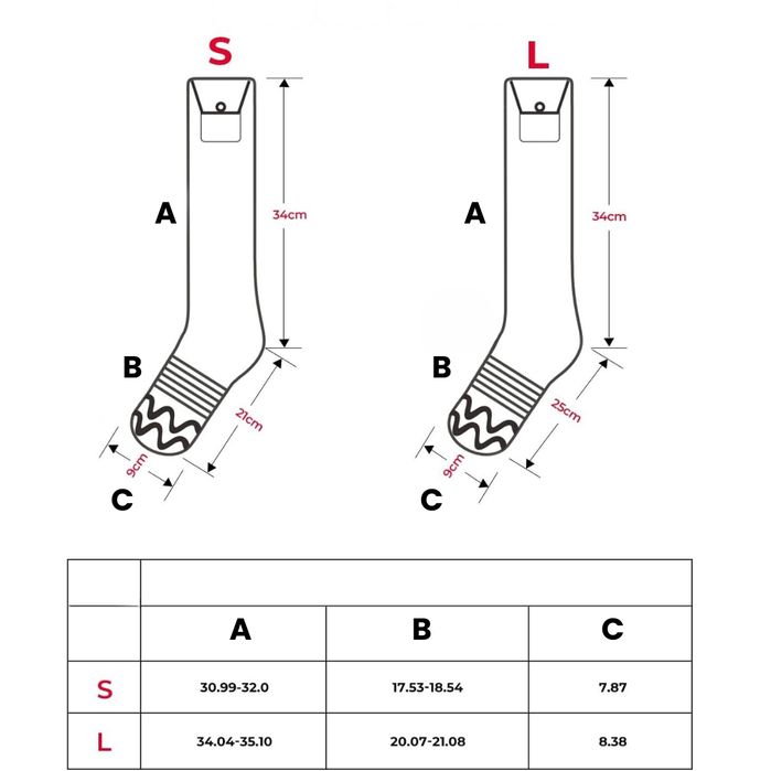 KEMIMOTO Elektryczne Podgrzewane Skarpetki Termiczne z USB "S"